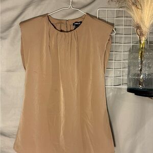 Express Tan Blouse